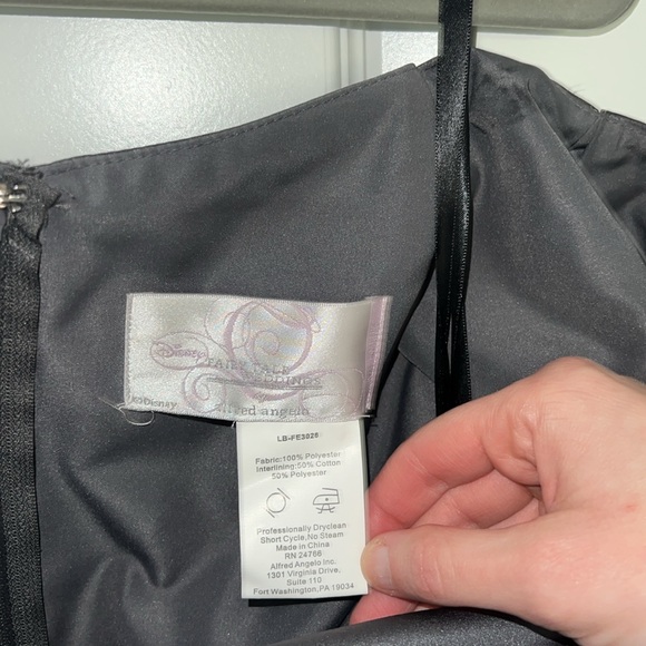 Silver/Charcoal Semi-Formal Dress - Picture 3 of 3